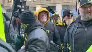 Proud Boys March At Trump Inauguration Washington DC