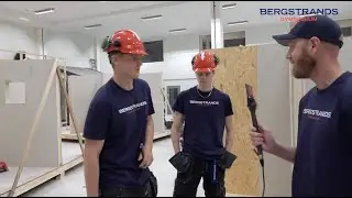 &Ouml;ppet hus i Bygghallen p&aring; Bergstrands Gymnasium Uppsala