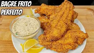 Como Fazer Filé de Peixe Frito PERFEITO (Crocante e Cheio de Sabor!)