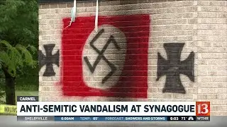 Anti-semitic vandalism at synagogue