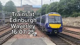 Trains at Edinburgh Waverley (ECML) (16/07/25)