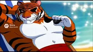 TigerClaw is chilling at a beach. Then Mona Lisa shows up.