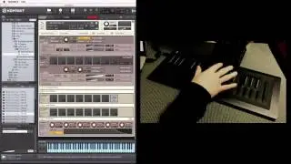 Seaboard RISE - How to use Kontakt for unique Sound Design #01 Slide mapped to Sample Start