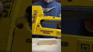 DEWALT Staple Gun Shot With 9mm