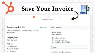 How To Download HubSpot Invoice (Download Made Easy)
