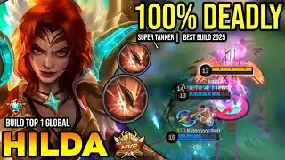 HILDA BEST BUILD 2025 | BUILD TOP 1 GLOBAL HILDA GAMEPLAY | MOBILE LEGENDS✓
