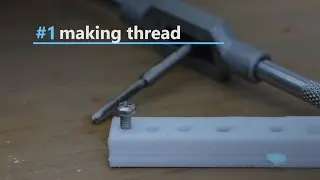 Tutorial : Bolts , Screw , Thread , Nuts and heat insert  into 3D prints  [part2/4]