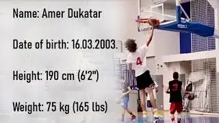 Amer Dukatar PG/SG/SF - 6 threes in one game (2021)