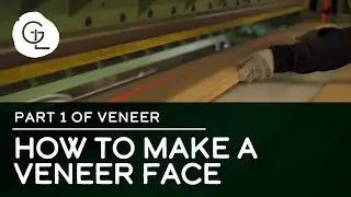 How to Make A Veneer Face | Part 1 of Wood Veneer
