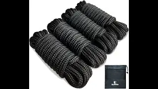 Double Braided Nylon Docking Rope by Rumoto (4 pack)