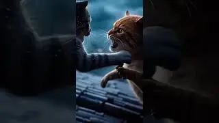The jungle has no peace today!🐾Rooftop Rumble: Storm of the Paws 🌪️