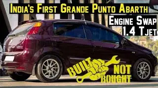 India's First Grande Punto Abarth Building Story | Engine Swap | Dragstar MotoVlogs | #tjet #abarth