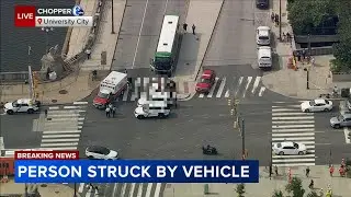 Person in wheelchair fatally struck by bus in Philadelphia's University City section
