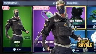 NEW VERGE SKIN + CLEAN CUT PICKAXE + DIVERGE GLIDER NEW FORTNITE ITEM SHOP UPDATE