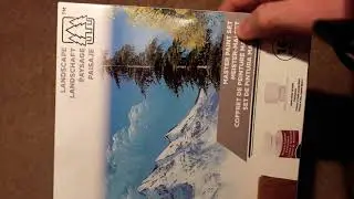 BOB ROSS MASTER PAINT SET full opening