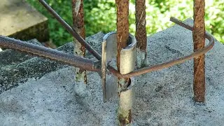 How To Bend A Round Bar At Home // How To Bend Metal Easily