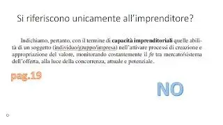Cap 2   Capacità Imprenditoriali