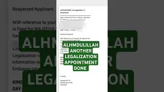 ITALIAN PASSPORT HOLDER LEGALIZATION APPOINTMENT DONE🙂