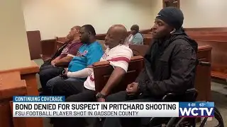 Bond denied for suspect involved in shooting of FSU football player