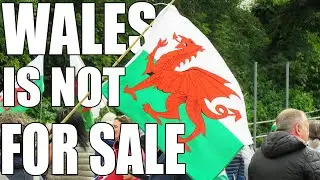'Wales is Not For Sale' Protest (Nid Yw Cymru Ar Werth) in Llangefni at Ynys Môn Council Offices