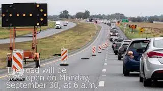 Take a ride through the Route 30 detour Saturday morning [video]