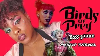 Doja Cat Boss B**** Inspired Makeup // Birds of Prey Harley Quinn