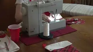 how to sew a stocking canoe style