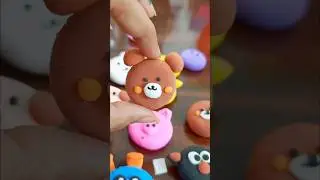 Cute Clay Bear DIY | Easy Soft Clay Animal Tutorial for Beginners 🐻✨ #art #ytshorts