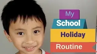 My School Holiday Routine | Kidzdom