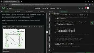 Shortest Path with One Curved Edge | DSA | GeeksForGeeks