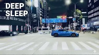 🚗Поездка за снотворным 😴 Просто ожидание на светофоре в Японии (без музыки, без разговоров)