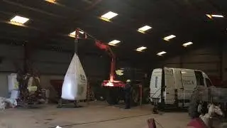 Afpr&oslash;vning Fassi 100.22 p&aring; Egsmark 3 punktskonsol 750 kg