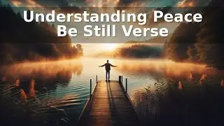 Understanding Peace Be Still Verse