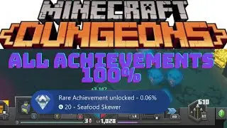 Let's Play: Minecraft Dungeons || Achievement Hunting; Seafood Skewer || Xbox One