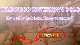 (Crazy Reaction) WILDWOOD WATERWAYS solo'd by a BAT | Flood Escape 2 