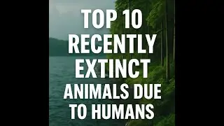 Top 10 Recently Extinct Animals Due to Humans