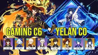 Gaming C6 & Yelan C0 Spiral abyss floor 12 genshin impact