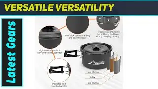 WADEO Camping Cookware: The Ultimate Outdoor Kitchen Powerhouse!