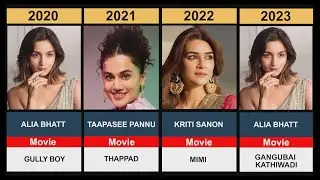 National Filmfare Awards Best Actress (1967 to 2023) | Real Data TV