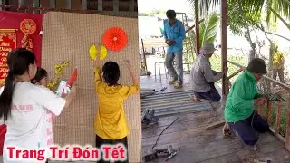 Căn Chòi vừa Làm Xong và Dọn Dẹp Sạch Sẽ để Chuẩn Bị Tất Niên, Đãi Thợ Món Mắm Cá Tra Thơm Ngon