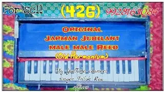 (426)..Garman Jubilant..male+male Reed..2 line...40 years Old Harmonium For sell 9928163084 