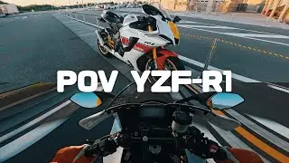 ただ伸びていく道をYZF-R1で走っただけ
