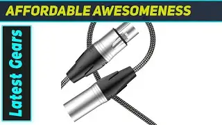 Короткий кабель XLR Cableet длиной 3 фута: лучшее решение для профессионального аудио и DMX-соеди...