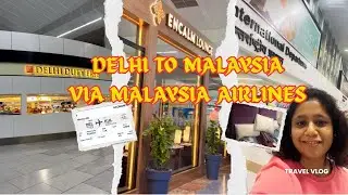From Airport Gate to Takeoff 🌙✈️ | Night Flight Delhi T3 &rarr;Kuala Lumpur✨|Shops|Bali Trip Day 0 Part 2
