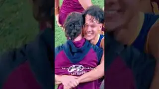 in a room full of people lachie neale looks for cam rayner #brisbanelions #brisbane #qld #footy #afl