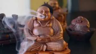 Laughing Buddha Incense Burner