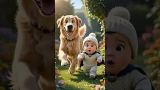 This Dancing Dog Made the Baby Laugh CRAZY 😂🐶 | Funniest Short Ever #cutebaby #cutedog #shorts