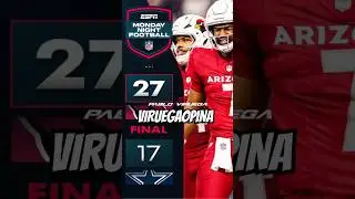 #viruegaopina👊🏈 #Cowboys con una defensiva mal&iacute;sima!!! #Cardinals gana #MNFxESPN #NFLxESPN #NFL