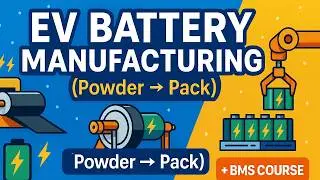 EV Battery Manufacturing (From Powder to Pack) + BMS Course