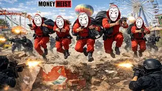 PARKOUR VS MONEY HEIST : Bad Guy Strikes Police HQ for Cash and Escape | Epic POV